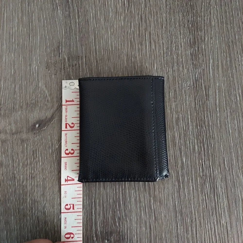 N/A black leather